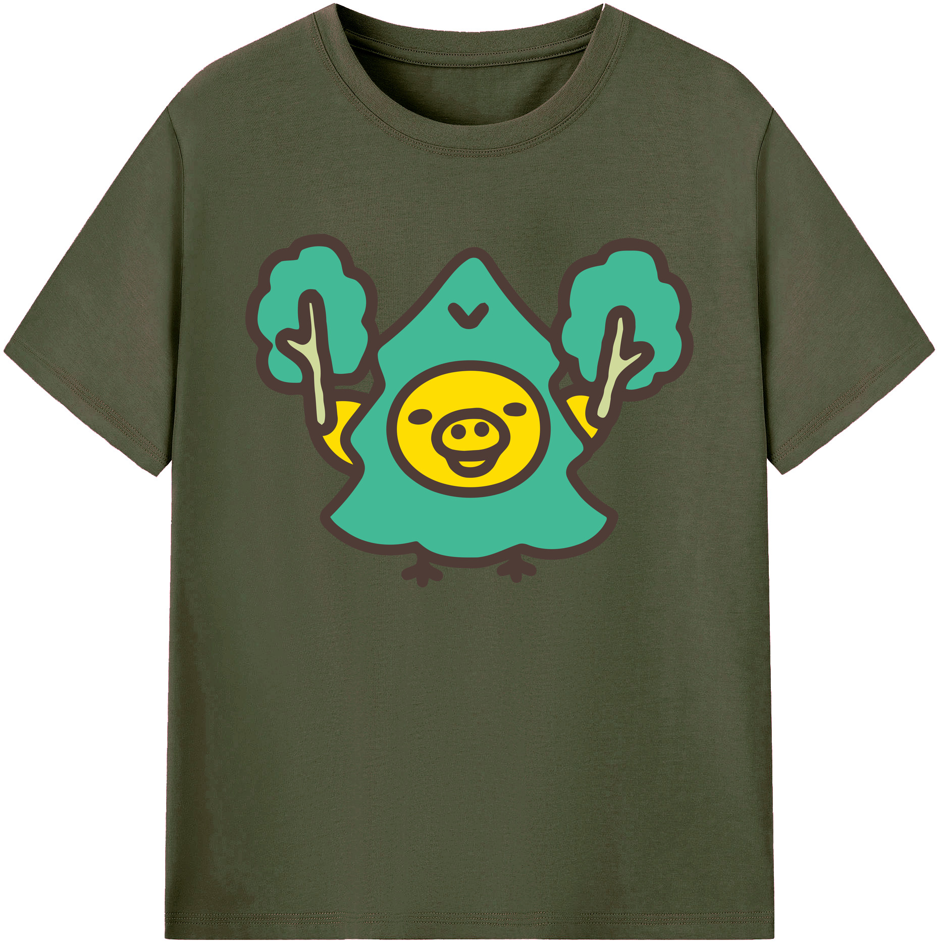（画像用） リラックマ リラックマ キイロイトリ Rilakkuma Korilakkuma Kiiroitori 綿100％ メンズ半袖Tシャツ｜肌触りやわらか＆通気性